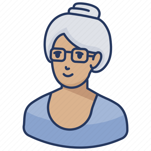 Avatar, grandmother, old lady, old woman, old age, senior citizen, old wife icon - Download on Iconfinder
