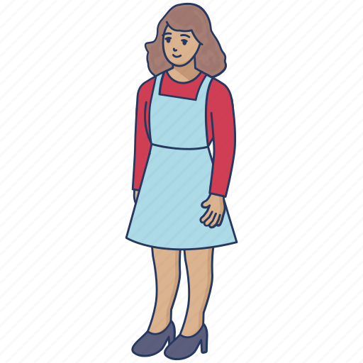 Girl, avatar, woman, house wife, lady, employ, female icon - Download on Iconfinder