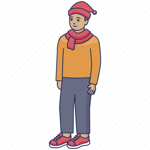 Winter, winter fashion, boy, cold, fashion, winter clothes icon - Download on Iconfinder