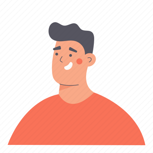 Male, young, man, guy, person, people, face illustration - Download on Iconfinder