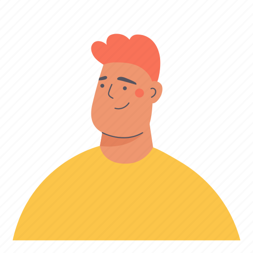 Man, guy, young, male, person, people, avatar illustration - Download on Iconfinder
