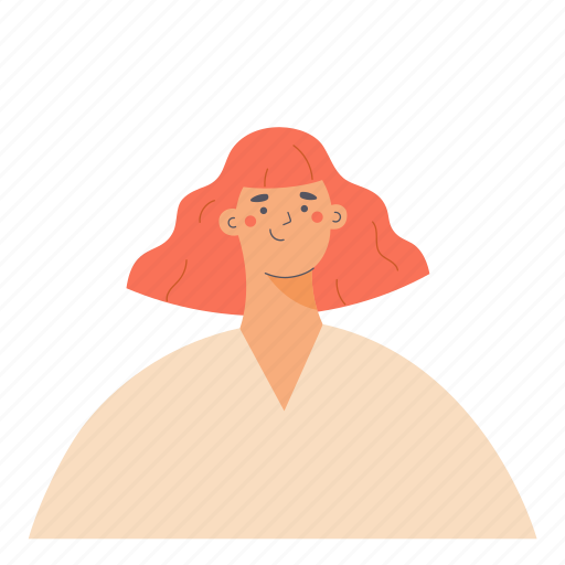 Woman, face, avatar, protrait, girl, person, people illustration - Download on Iconfinder