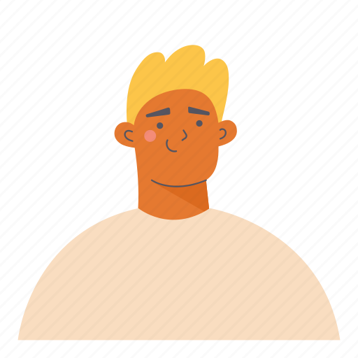 Young, man, guy, male, person, people, face illustration - Download on Iconfinder