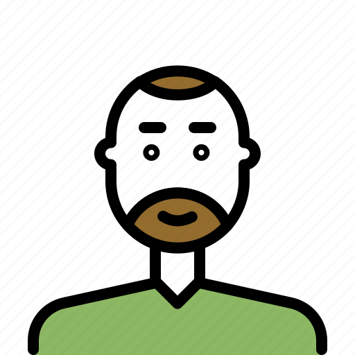 Avatar, beard, male, man, outline icon - Download on Iconfinder