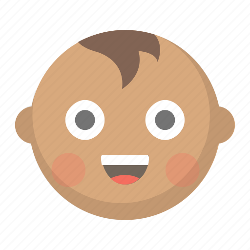 Baby, child, cute, emoji, face, infant, toddler icon - Download on Iconfinder
