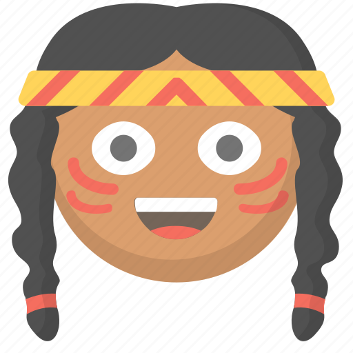 American, hippy, indian, indigenous, native, natural, person icon - Download on Iconfinder