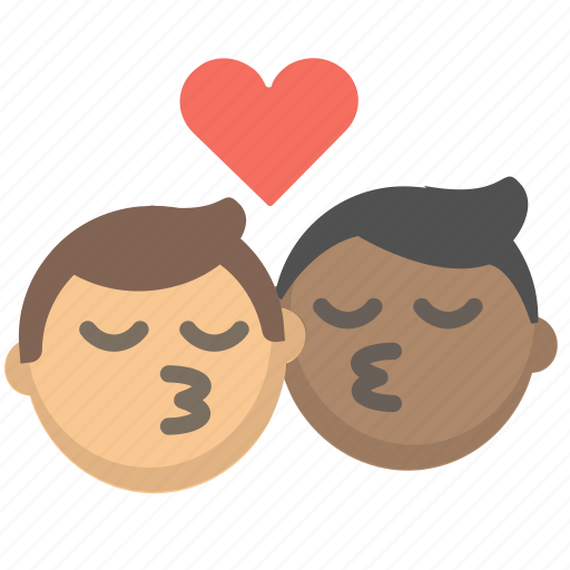 Gay, homosexual, kiss, kissing, love, relationship icon - Download on Iconfinder
