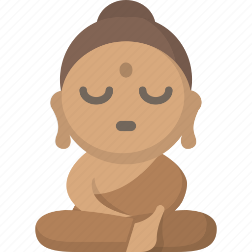 Meditate, meditation, monk, peace, tranquility, yoga, zen icon - Download on Iconfinder