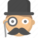 classic, hat, monocle, monopoly, proper, tophat, wise