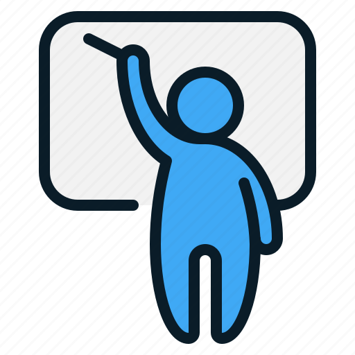 People, present, conference, leader, training, presentation icon - Download on Iconfinder
