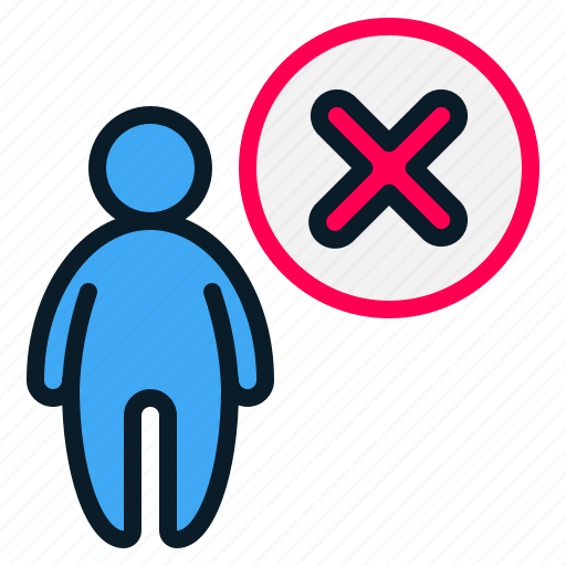 People, profile, reject, delete, cancel, user, employment icon - Download on Iconfinder