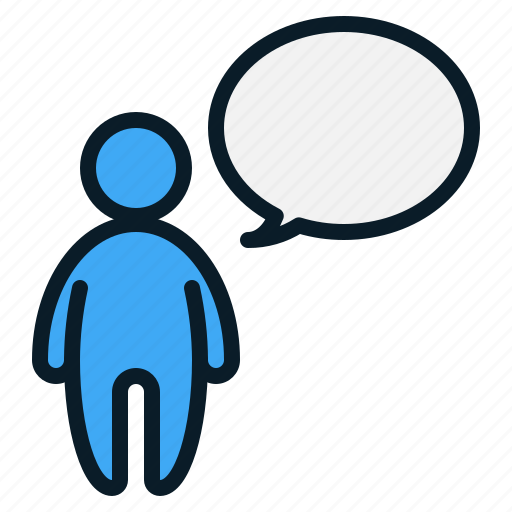 People, talk, message, chat, speak, communication0, speech bubble icon - Download on Iconfinder