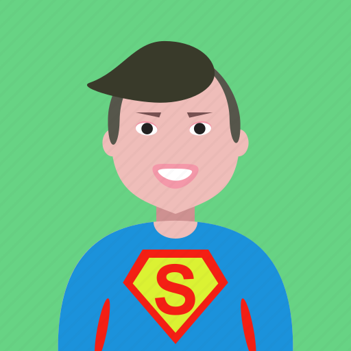 Account, administrator, avatar, man, profile, superman, hero icon - Download on Iconfinder
