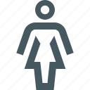 female, gizmo, people, simple, toilet sign, woman