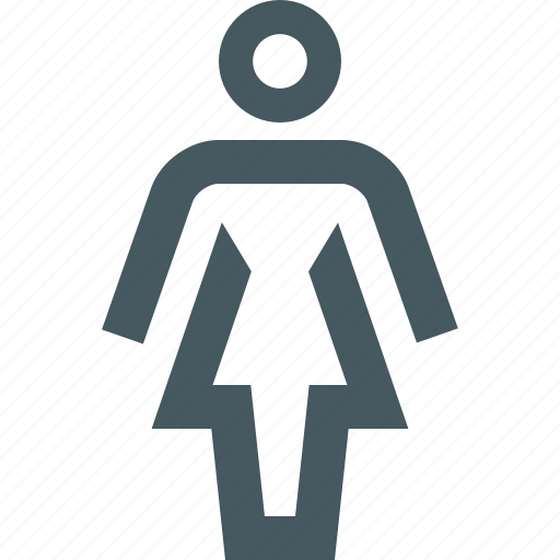 Female, gizmo, people, simple, toilet sign, woman icon - Download on Iconfinder