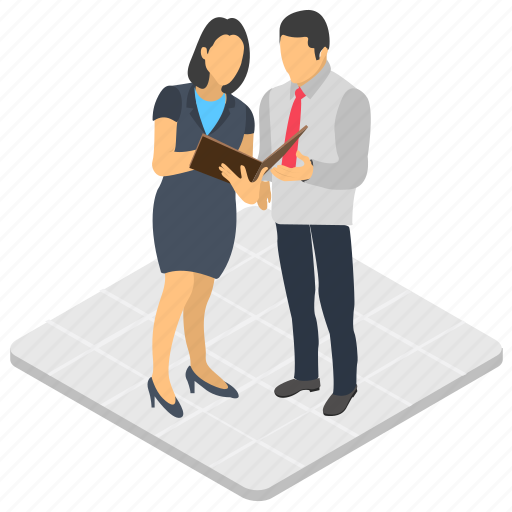 Business communication, business talk, colleagues talking, consulting, official discussion icon - Download on Iconfinder