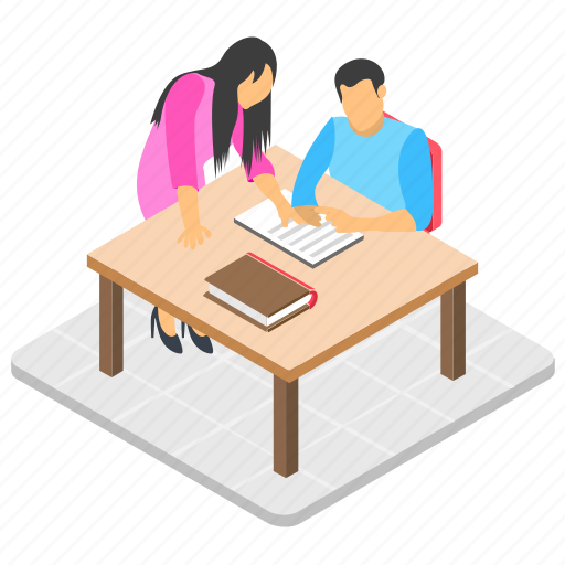 Business meeting, businesspeople, conference, official discussion, workplace icon - Download on Iconfinder