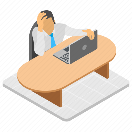 Duty time, employee desk, office, workplace, workspace icon - Download on Iconfinder
