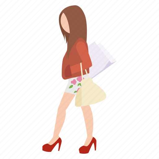 Fashion, female, lady, person, shopper, street, woman icon - Download on Iconfinder