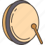 bodhran, drum, beat, celtic, traditional 
