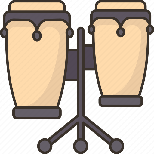 Congas, drums, percussion, latin, music icon - Download on Iconfinder