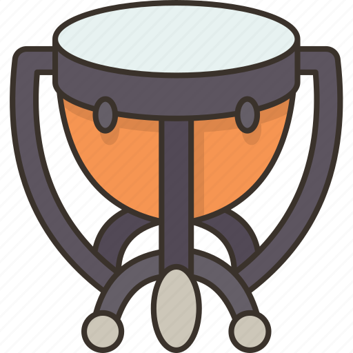 Timpani, drum, percussion, symphony, musical icon - Download on Iconfinder