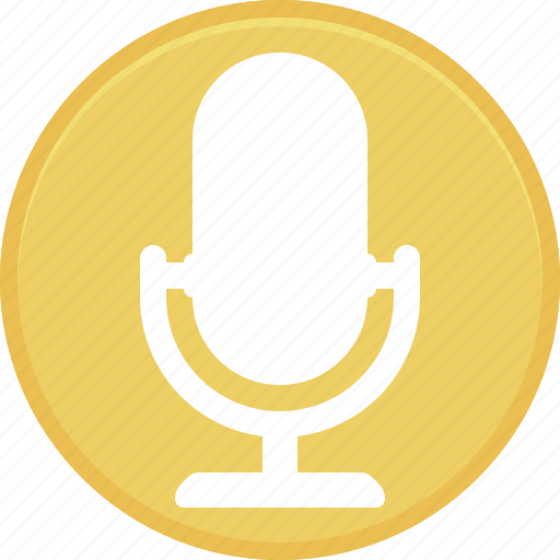 Circle, microphone, shape, round, audio, creative icon - Download on Iconfinder