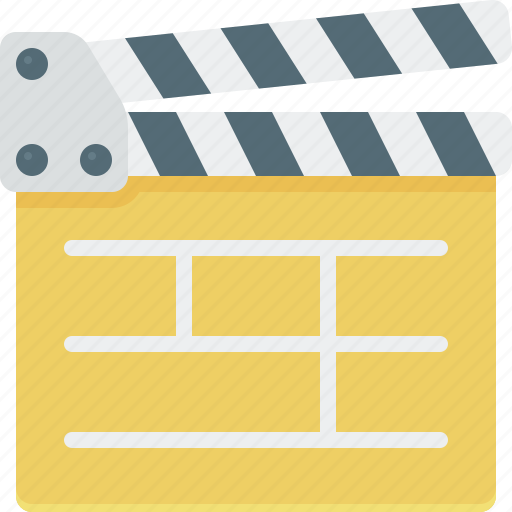 Clapperboard, movie, cinema, video, action, clapper, film icon - Download on Iconfinder