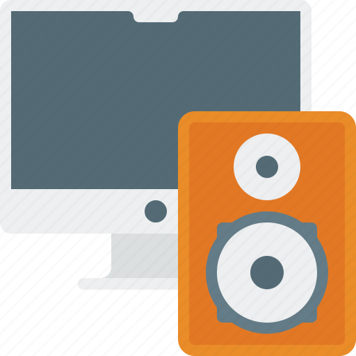 Computer, speaker, volume, loud, monitor, audio, device icon - Download on Iconfinder