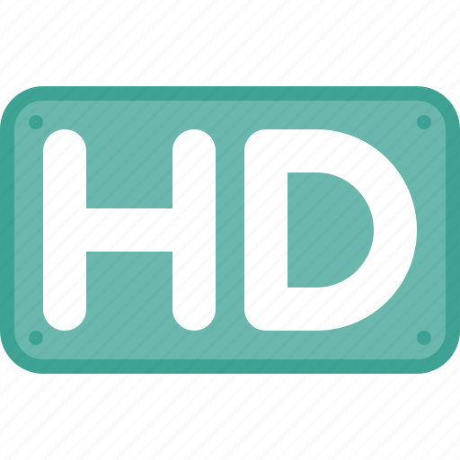 High, definition, hd, up, tv, movie, video icon - Download on Iconfinder