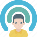 podcast, user, avatar, people, face, profile