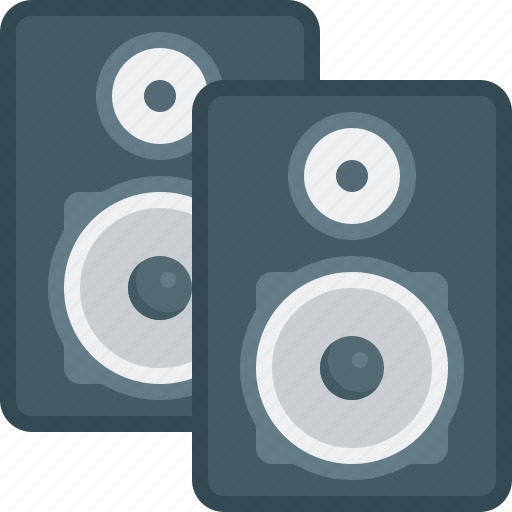 Speakers, audio, woofers, sound, entertainment icon - Download on Iconfinder