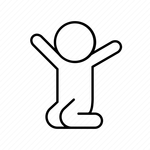 User, kneel, human, person, pose icon - Download on Iconfinder