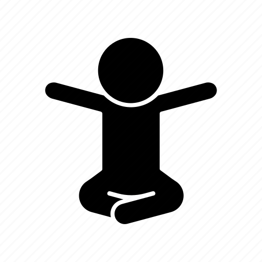 Zen, criss cross, person, yoga, human, sitting, cross legged icon - Download on Iconfinder