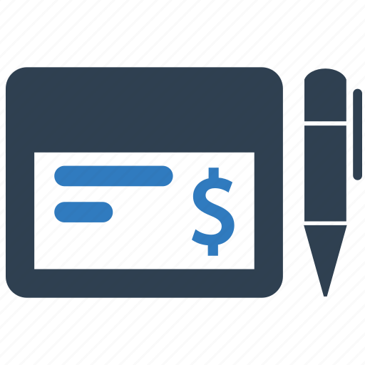 Bank check, banking, dollar, payment, receipt icon - Download on Iconfinder