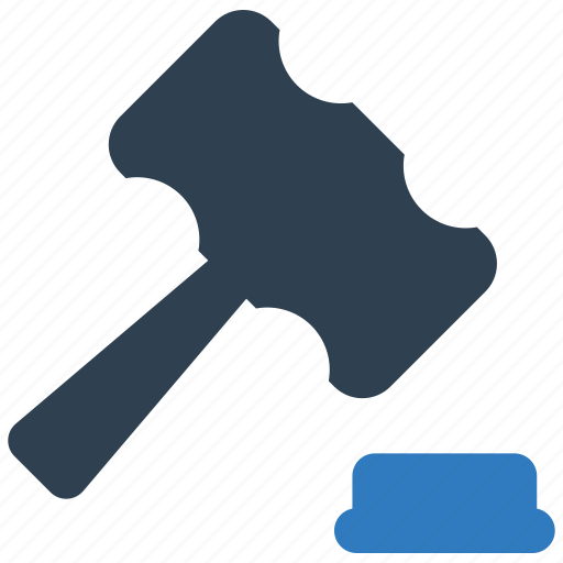 Auction, gavel, hammer, justice, law icon - Download on Iconfinder