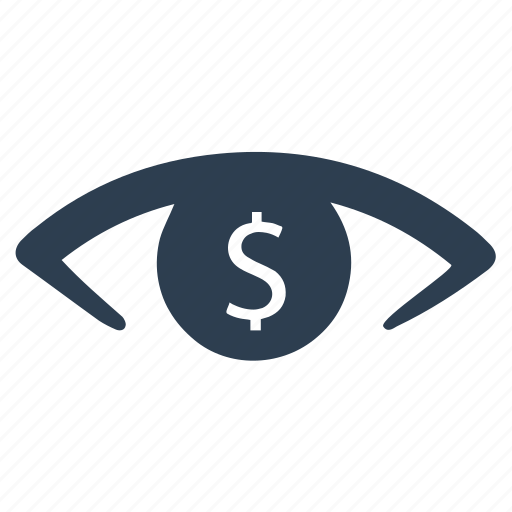 Financial vision, marketing, money, money eye, vision icon - Download on Iconfinder