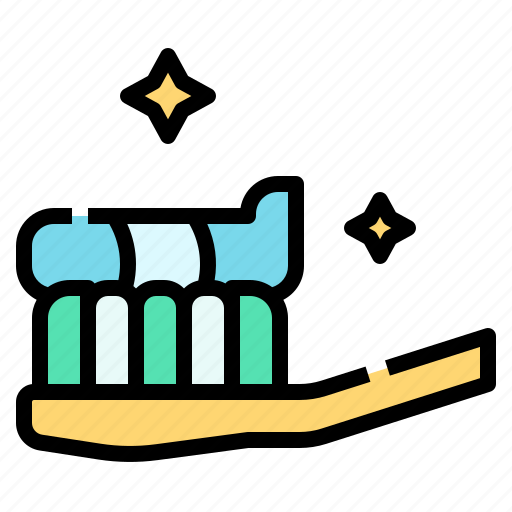 Brush, dental, healthcare, hygiene, paste, teeth, tooth icon - Download on Iconfinder
