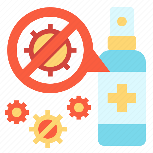 Anti, bacteria, cleaning, healthcare, hygiene, hygienic, spray icon - Download on Iconfinder