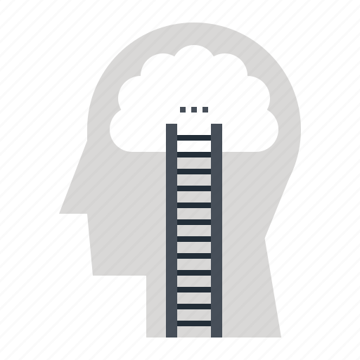 Career, head, human, ladder, mind, success, thinking icon - Download on Iconfinder