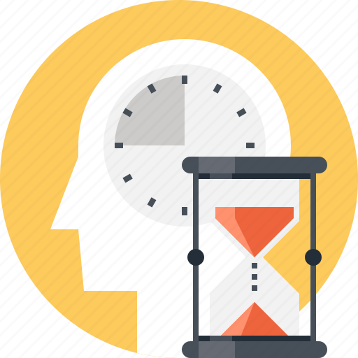 Clock, head, human, management, mind, thinking, time icon - Download on Iconfinder