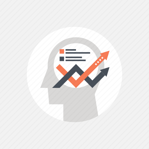Arrow, chart, head, human, mind, plan, thinking icon - Download on Iconfinder