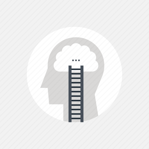 Career, head, human, ladder, mind, success, thinking icon - Download on Iconfinder