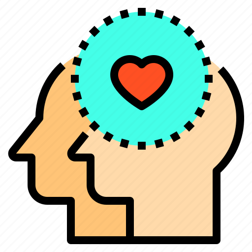 Brain, couple, head, human, love, mind, thinking icon - Download on Iconfinder