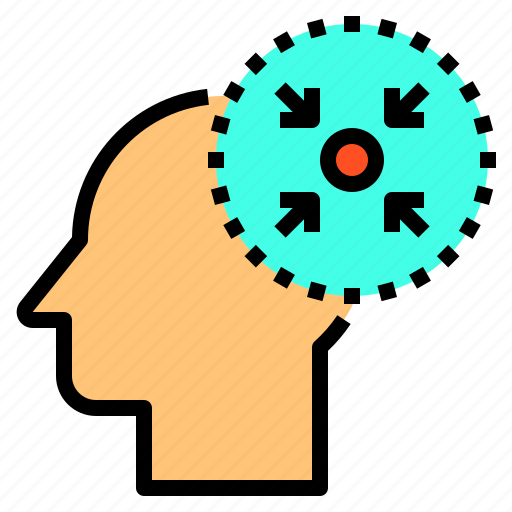 Brain, head, human, mind, target, thinking icon - Download on Iconfinder