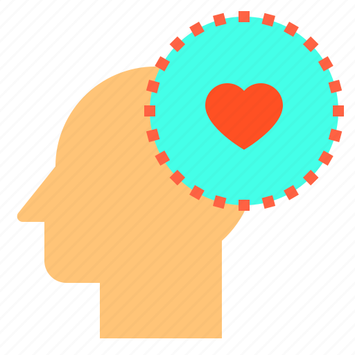 Brain, head, heart, human, love, mind, thinking icon - Download on Iconfinder