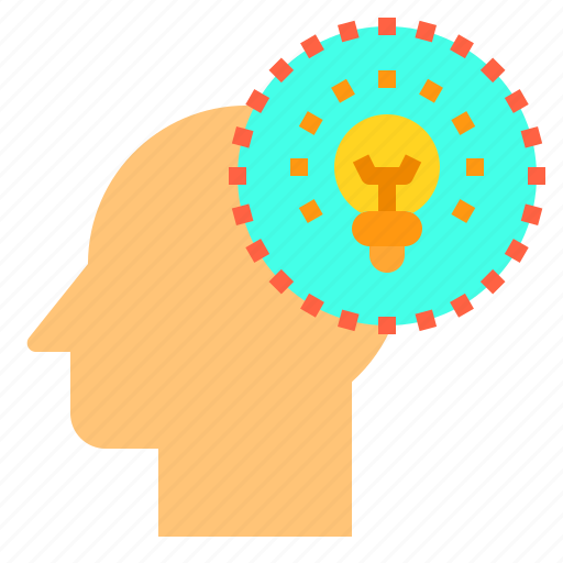 Brain, head, human, innovation, light, mind, thinking icon - Download on Iconfinder