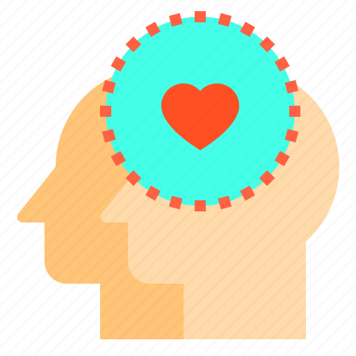Brain, couple, head, human, love, mind, thinking icon - Download on Iconfinder