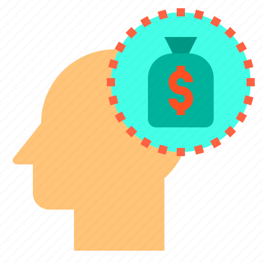 Bag, brain, head, human, mind, money, thinking icon - Download on Iconfinder