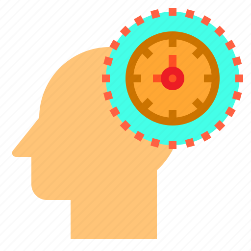 Brain, head, human, mind, thinking, time icon - Download on Iconfinder